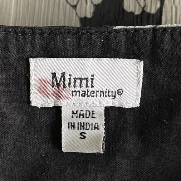 Floral Strappy Maxi Dress Womens size Small V-neck Tie back Beaded Sequins - Picture 7 of 14